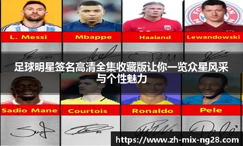 足球明星签名高清全集收藏版让你一览众星风采与个性魅力